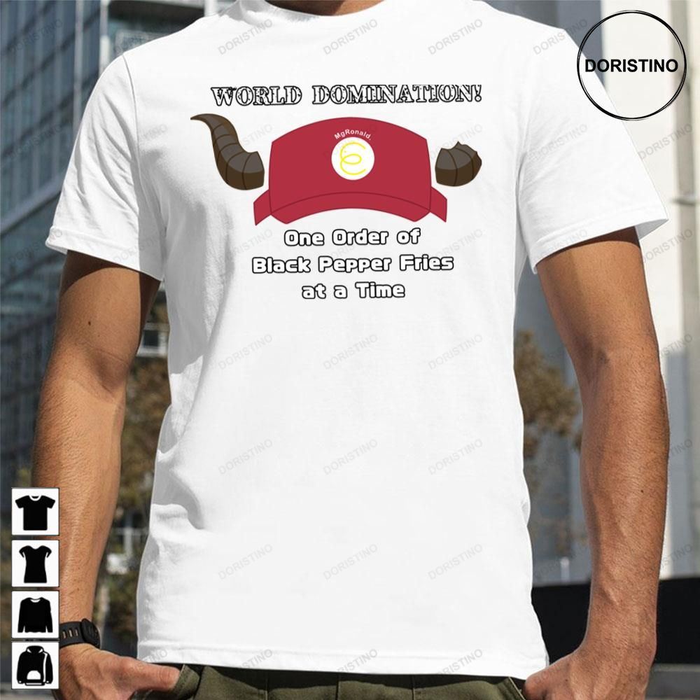 World Domination The Devil Is A Part Timer Limited Edition T-shirts